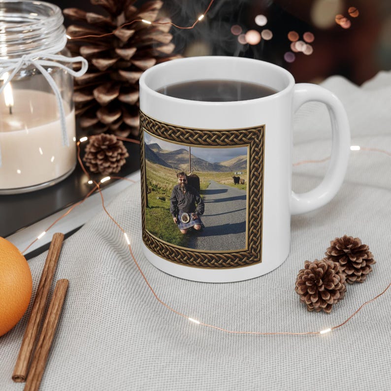 Highland Coo Mug | Funny Scottish Kilt Gift | Legendary Adventures Scotland 11oz image 5