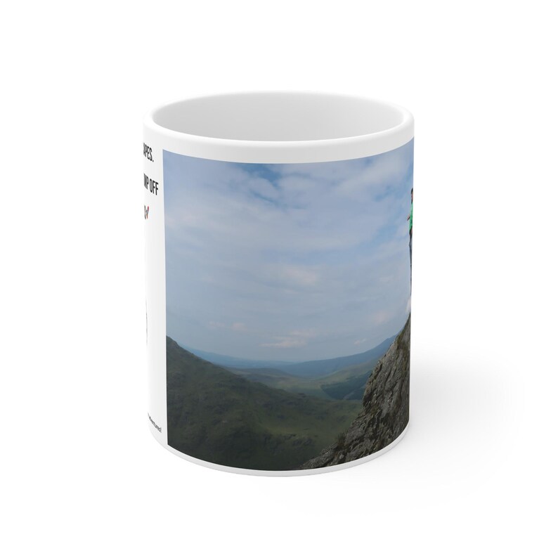 Scottish Highland Mug | Not All Heroes Wear Capes | Legendary Adventures Scotland 11oz image 7