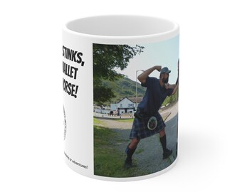 Funny Scottish Mug | Yer Beard Stinks But Yer Wallet Stinks Worse | Legendary Adventures Scotland  11oz