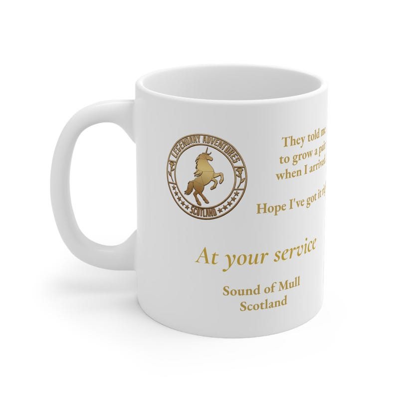 Highland Coo Mug | Funny Scottish Kilt Gift | Legendary Adventures Scotland 11oz image 3