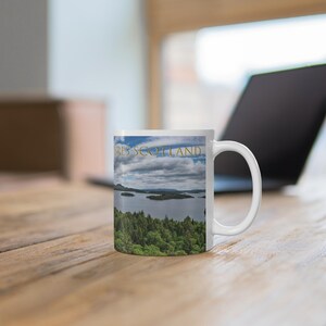 Loch Lomond Panoramic Mug | Scottish Highland Gift | Legendary Adventures Scotland 11oz image 6