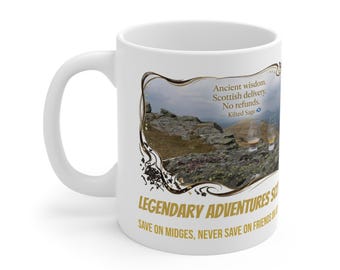 Kilted Sage Mug | Ancient Wisdom Scottish Delivery | Legendary Adventures Scotland 11oz