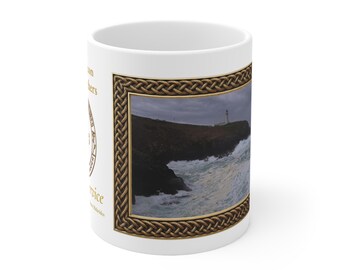 Tiumpan Head Lighthouse Mug | Outer Hebrides Scotland | Legendary Adventures Scotland 11oz