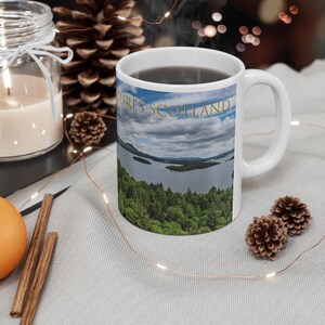 Loch Lomond Panoramic Mug | Scottish Highland Gift | Legendary Adventures Scotland 11oz image 5