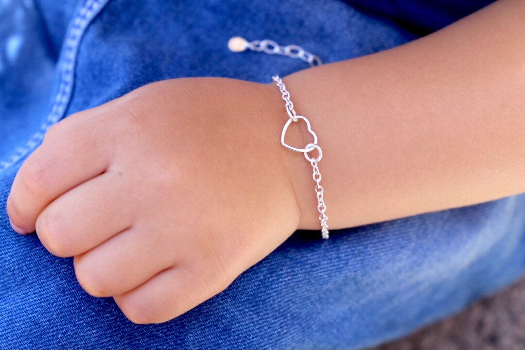 Silver Christening Bracelet Suitable for Child or Adult Etsy