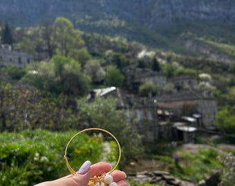 Pulsera de oro para despedida de soltera