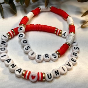 Indiana University Bracelet Set