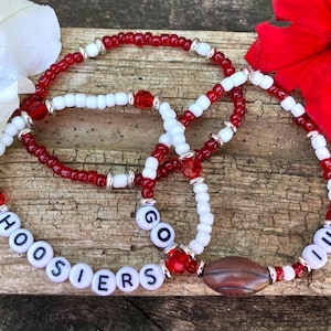 Hoosier Football Bracelet Set