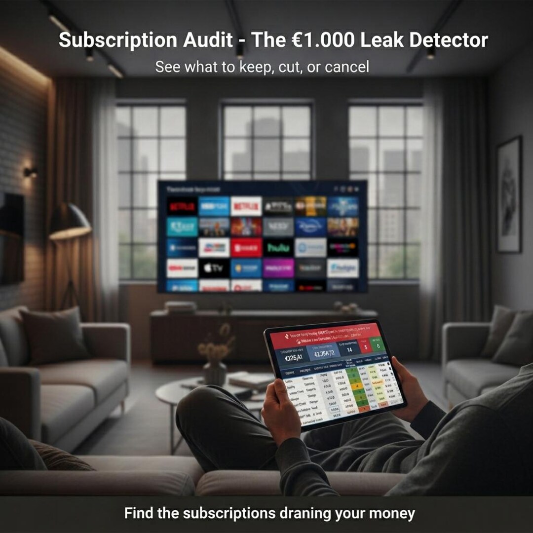 Subscription Tracker Excel | Find Hidden Subscriptions Spreadsheet ...
