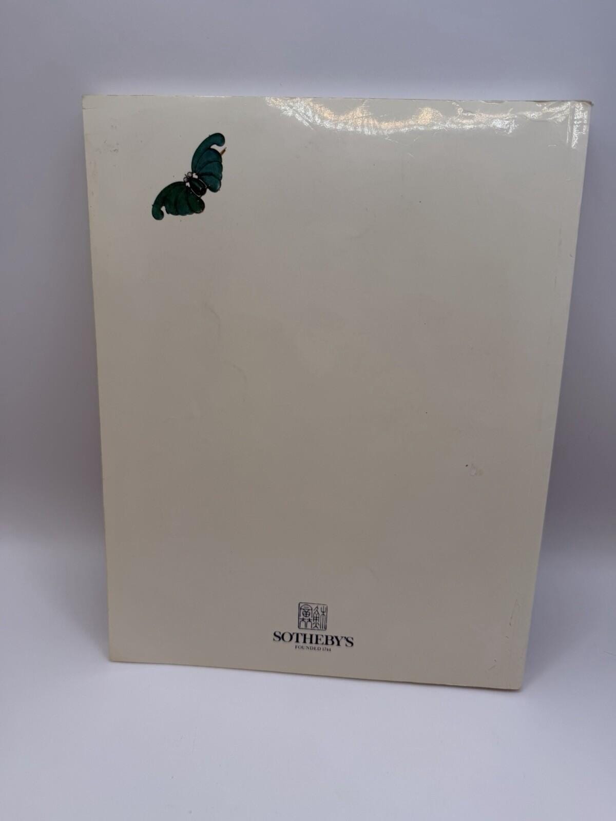 Sotheby's 1988 Chinese Ceramics Hong Kong Auction Catalog (price