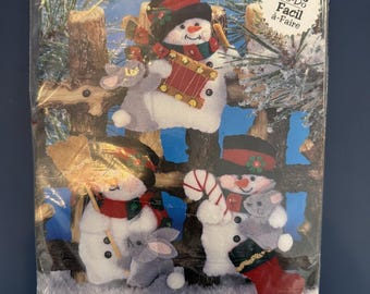 Design Works Crafts Ornament Kit Sneeuwpop Nieuw Verzegeld