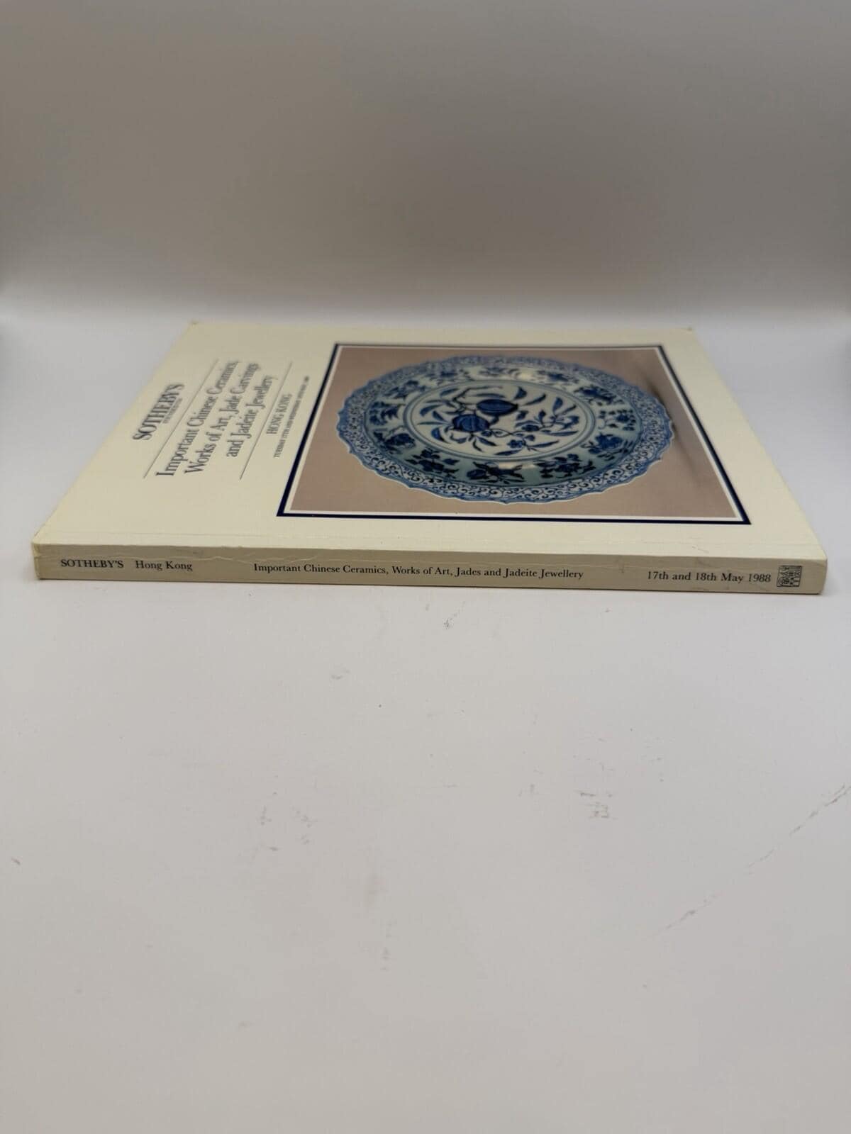 Sotheby's 1988 Chinese Ceramics Hong Kong Auction Catalog (price