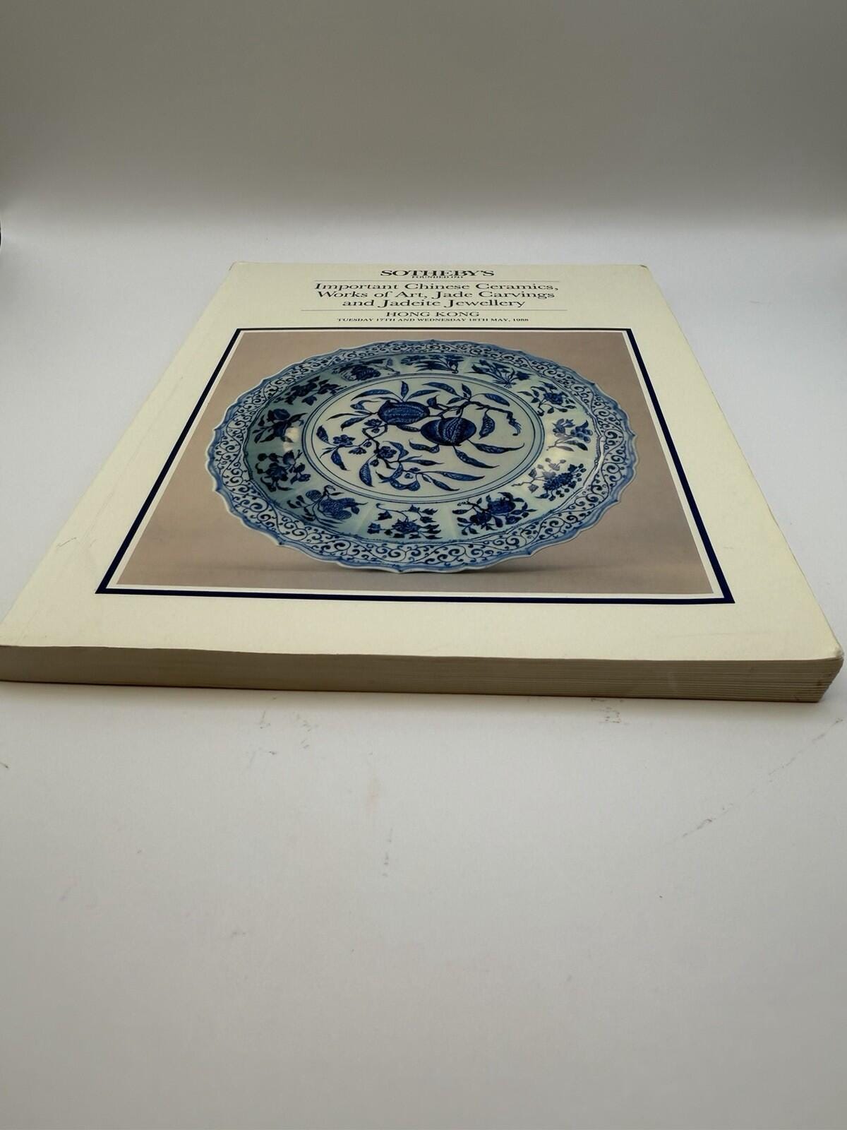 Sotheby's 1988 Chinese Ceramics Hong Kong Auction Catalog (price