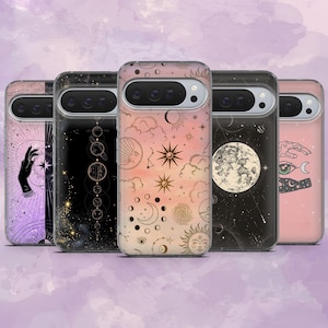Witchy Phone Case Astrology Witch Cover for Google Pixel 11Pro XL, 11, 10, 9Pro XL, 9Pro, 9A, 8, 7, Samsung S26Ultra, iPhone 17Pro Max, 16e