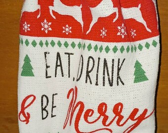 Plastic Bag Holder Christmas Deer