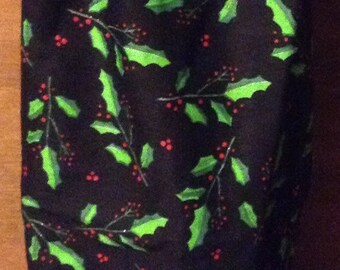 grocery bag holder christmas holly winter