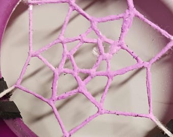 Dream Catcher purple resin glow in the dark