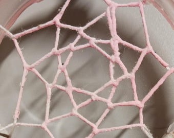 Dream Catcher pink resin glow in the dark