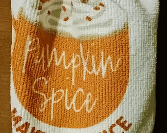 Plastic Bag Holder Fall pumpkin spice