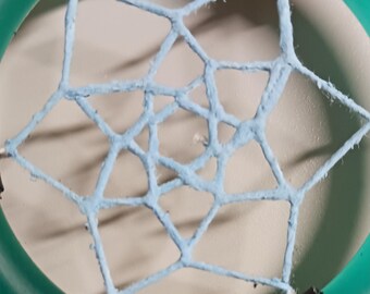 Dream Catcher turquoise resin glow in the dark