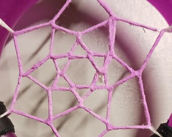 Dream Catcher purple resin glow in the dark