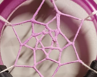Dream Catcher purple resin glow in the dark