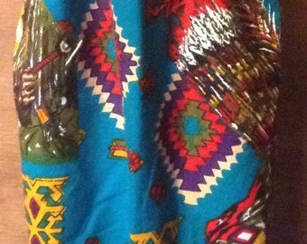 Native grocery bag holder indian chief