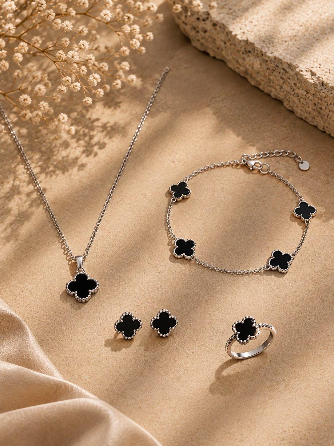 Van cleef alhambra black necklace - Etsy 日本