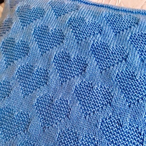 Strickanleitung, Babydecke, ganz viel Liebe, Herz, PDF, zum sofortigen Download