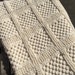 Knitting Pattern Lace Panel Blanket Textured Cosy Aran | Etsy
