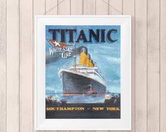 Titanic Grille point de croix PDF