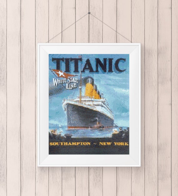 Titanic Cross Stitch Chart