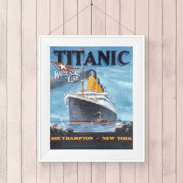Titanic Kreuzstichanleitung PDF
