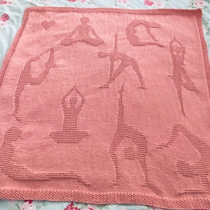 Strickanleitung, Yoga Decke, PDF, Sofort Download