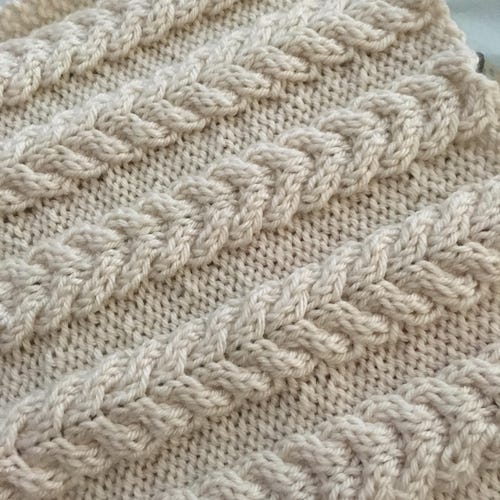 Knitting Pattern Stripy Heart Blanket PDF Instant Download | Etsy