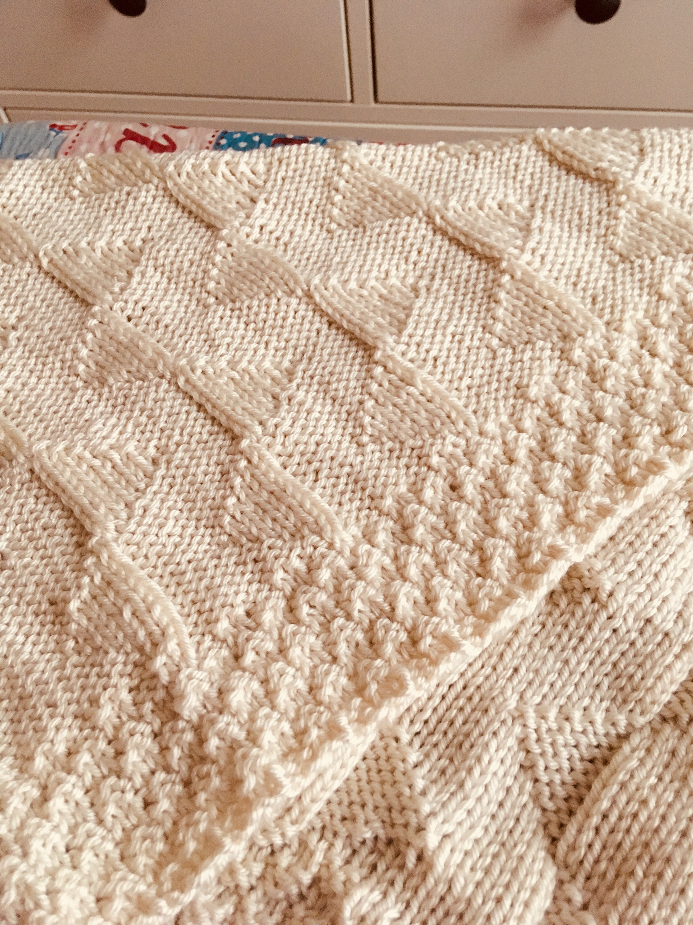 Knitting Pattern Bunting Baby Blanket PDF Instant Download Etsy UK