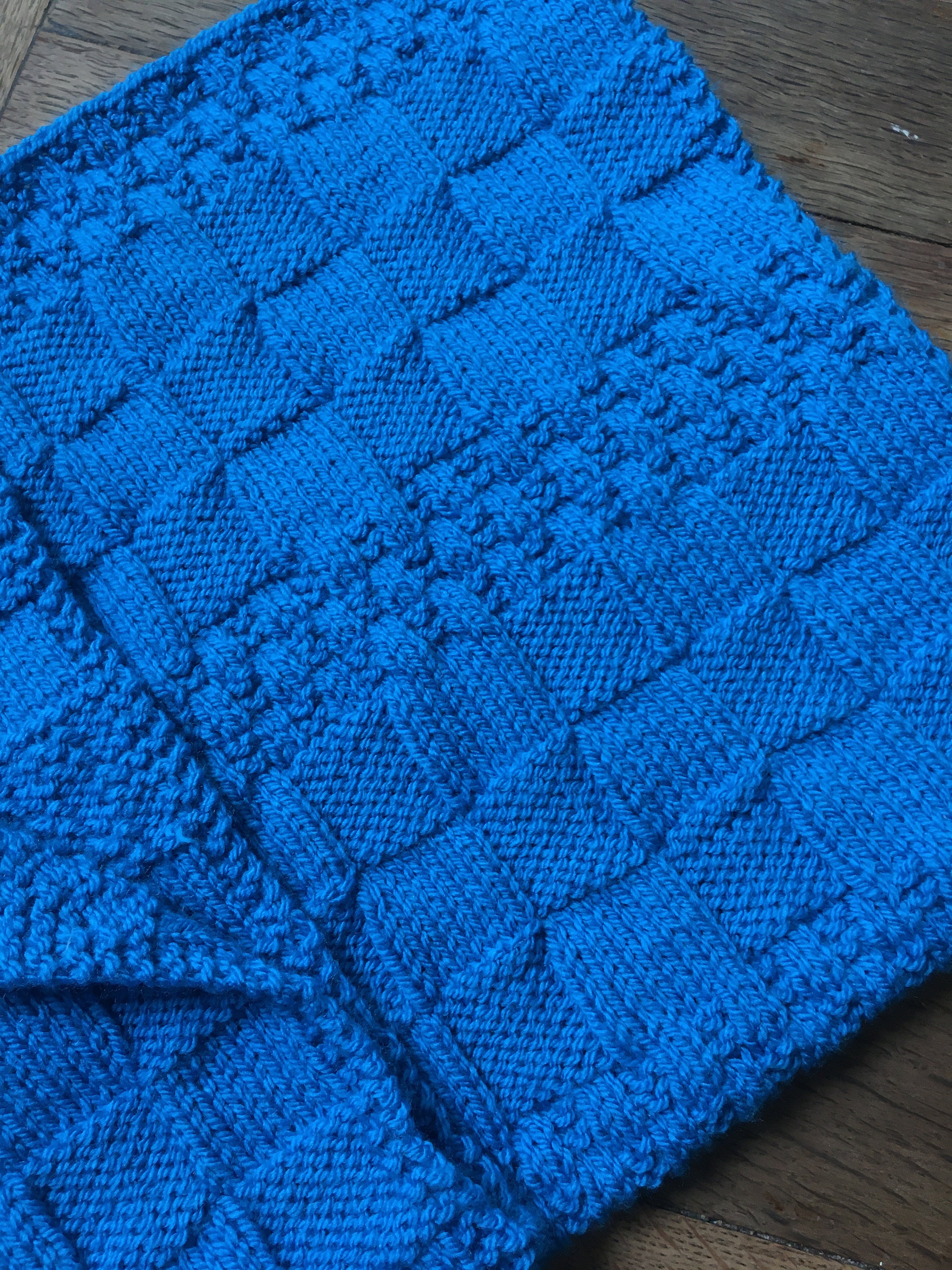 Knitting Pattern Many Squares Blanketpdf Instant Download | Etsy UK