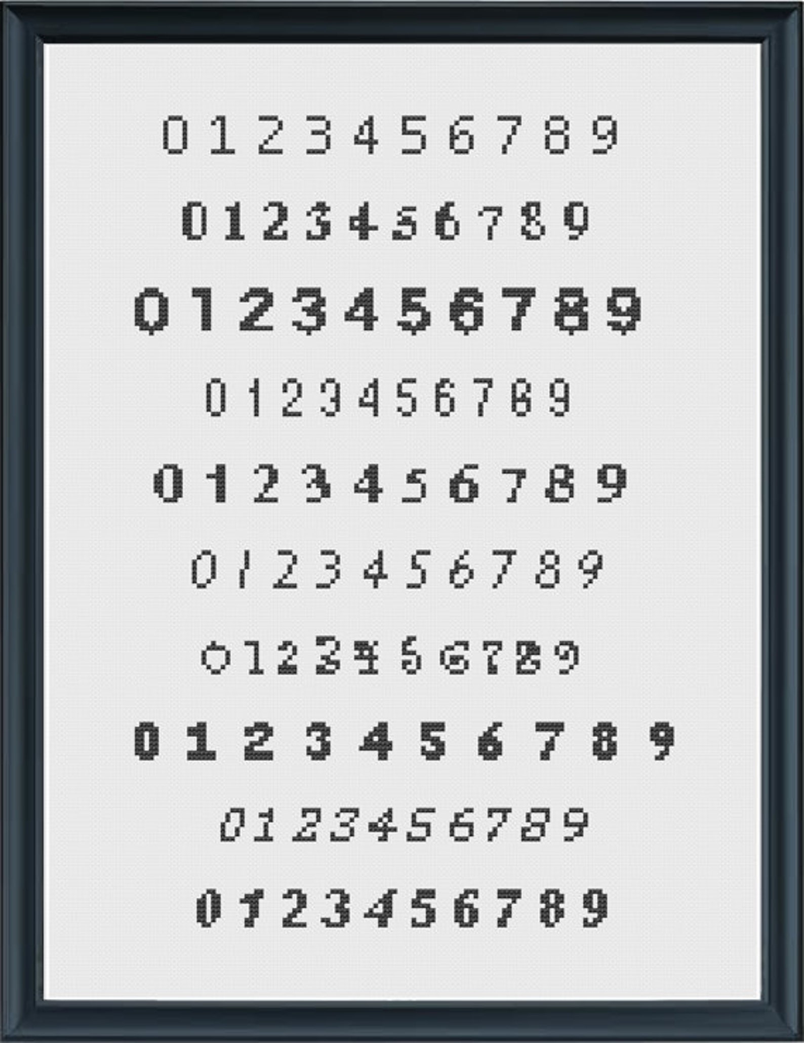 Number Cross Stitch Patterns Number Cross Stitch Patterns