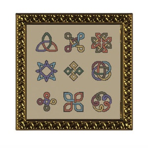 Celtic Knots, Cross Stitch Pattern, PDF, Instant Download image 1