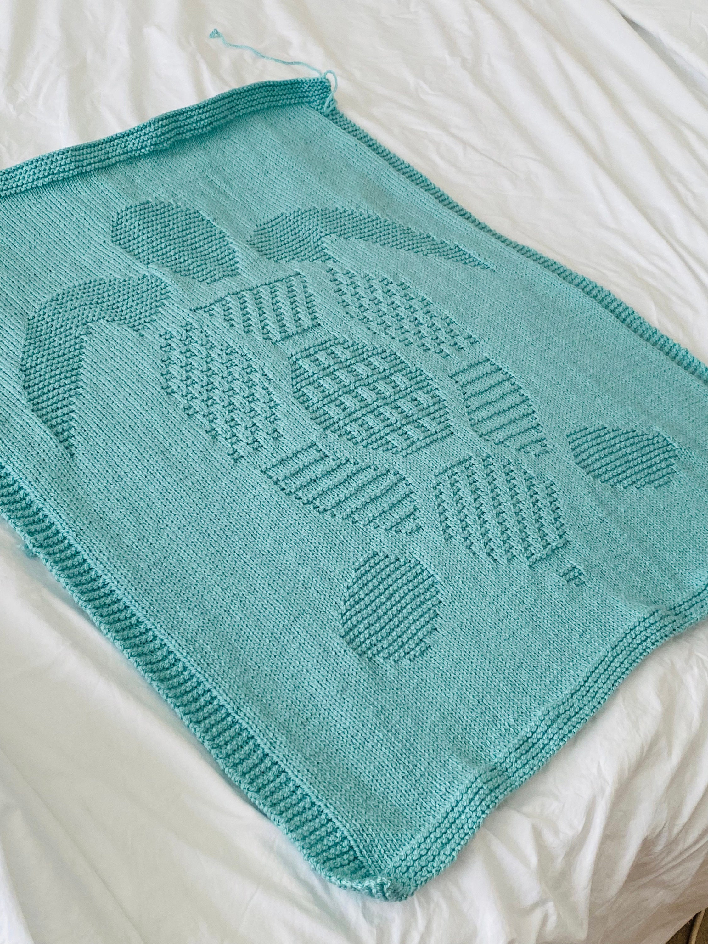 Knitting Pattern Giant Turtle Blanket Picture Blanket PDF | Etsy Australia