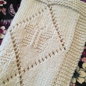Knitting Pattern, Butterfly Lace Blanket, Baby blanket, pattern, PDF download, Instant download