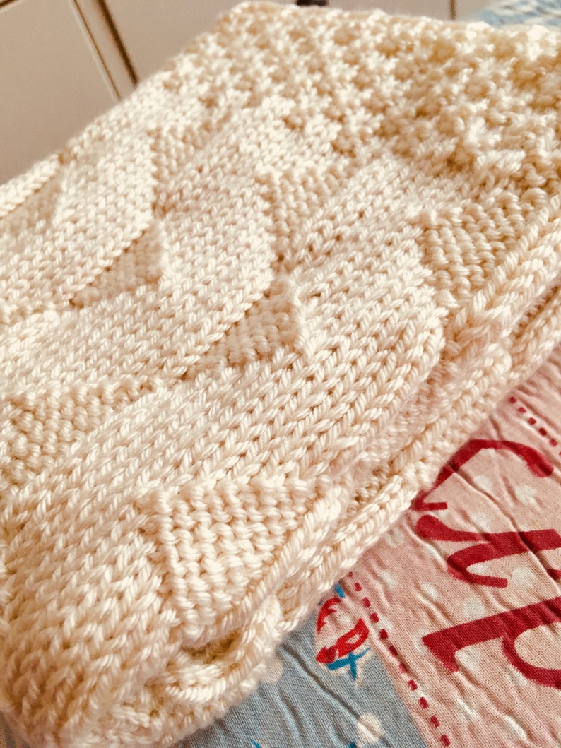 Knitting Pattern Bunting Baby Blanket PDF Instant Download Etsy UK