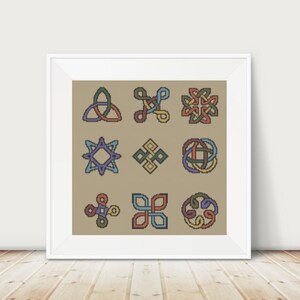 Celtic Knots, Cross Stitch Pattern, PDF, Instant Download image 2