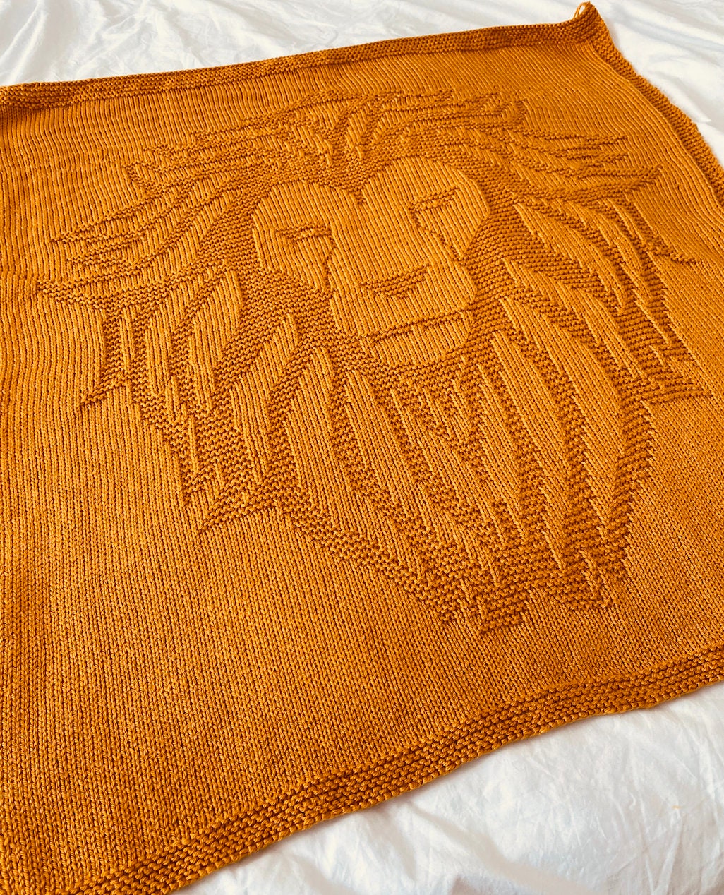 Knitting Pattern Lion Blanket PDF Instant Download Throw Etsy