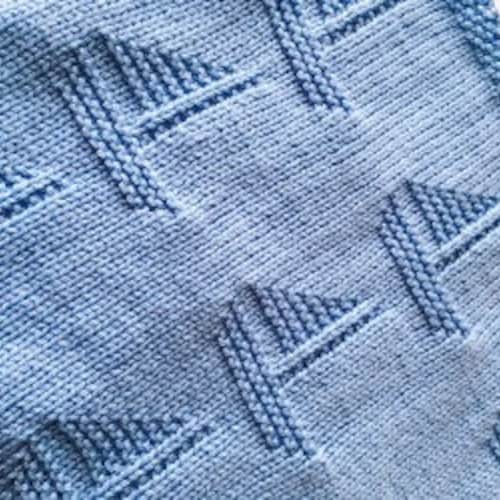 Knitting Pattern Boat Blanket PDF Instant Download Baby Etsy