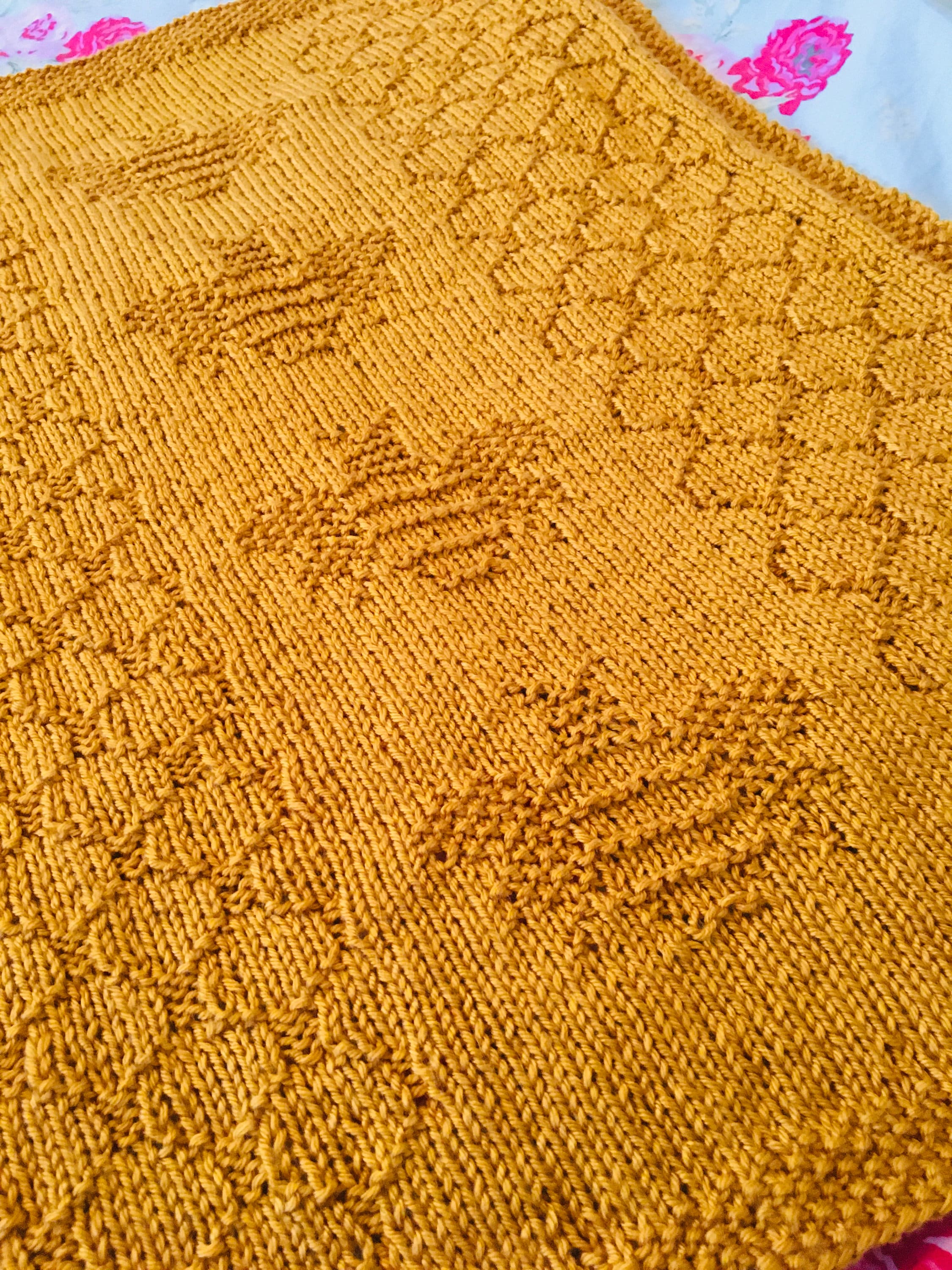 Bumble bee baby blanket knitting pattern hotsell