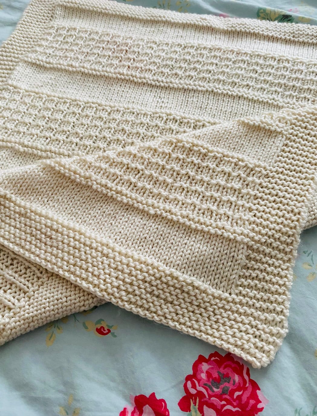 Baby Cellular Blanket Knit Pattern Etsy UK