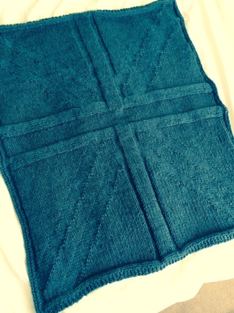 Union Jack Blanket Knitting Pattern PDF Instant Download Etsy UK