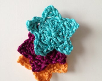 Instant Download, Applique Star Crochet Pattern PDF