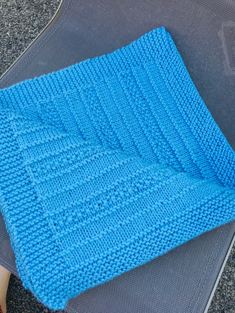 Knitting Pattern Snuggle Blanket PDF Instant Download Baby Etsy België
